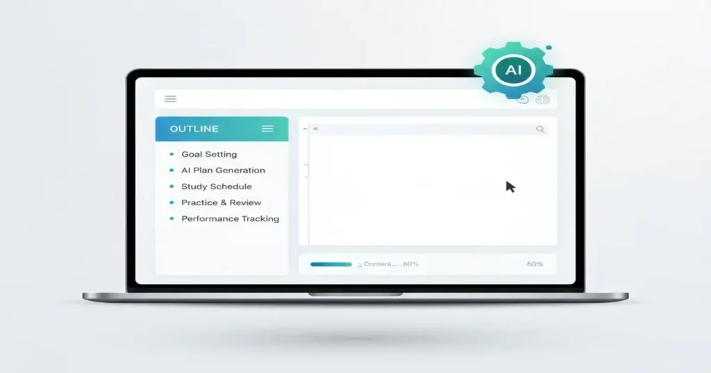 Study plan generator creating personalized and effective study schedules for students